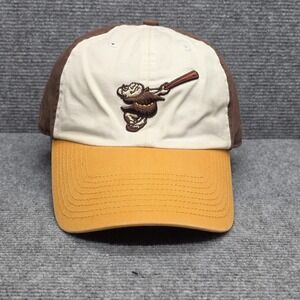 San Diego Padres Hat Cap Fitted Mens XL Brown Tan MLB Cooperstown Collection